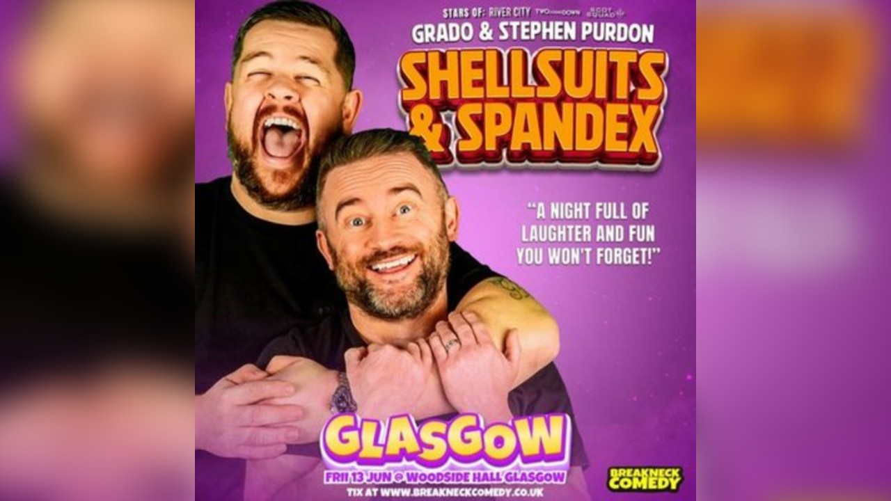 SHELLSUITS AND SPANDEX : GRADO & STEPHEN PURDON : Live