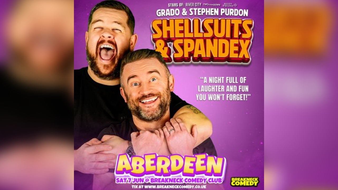 SHELLSUITS AND SPANDEX : GRADO & STEPHEN PURDON : Live