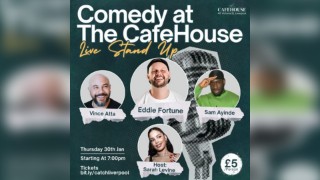 Live Stand Up - Comedy at The CafeHouse, Liverpool