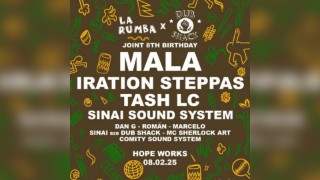 La Rumba xDub Shack: Mala, Iration Steppas, Tash LC, Sinai Sound