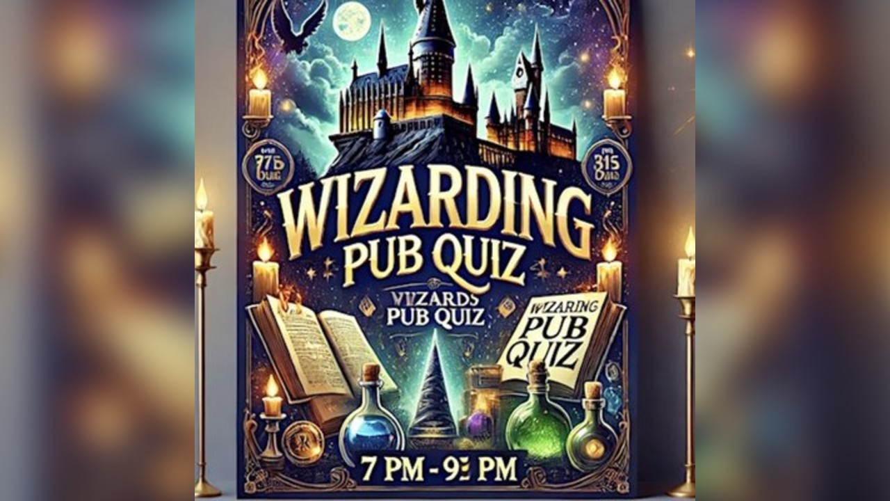 Wizarding Themed Pub Quiz at Hockwold Hall