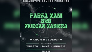 Collective Sounds Presents: Parsa Nani B2B Morgan Kasiera