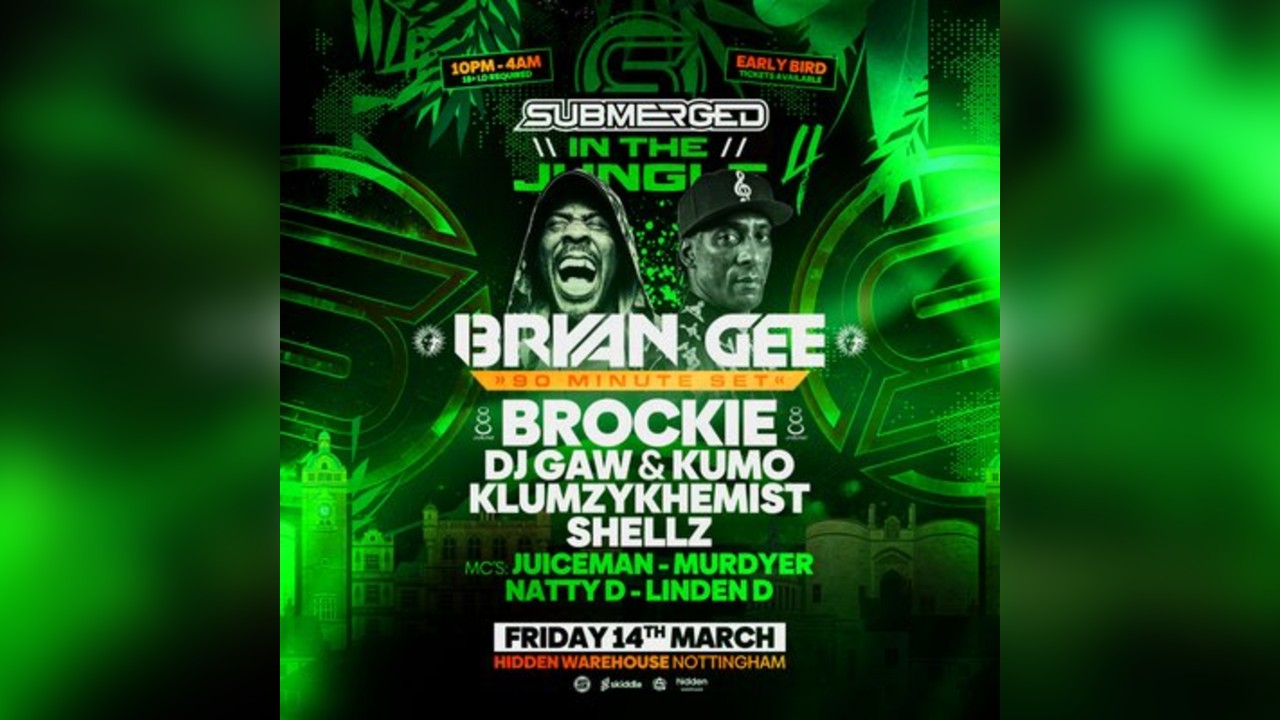 Submerged in the jungle - Bryan Gee 90 Min set - Brockie