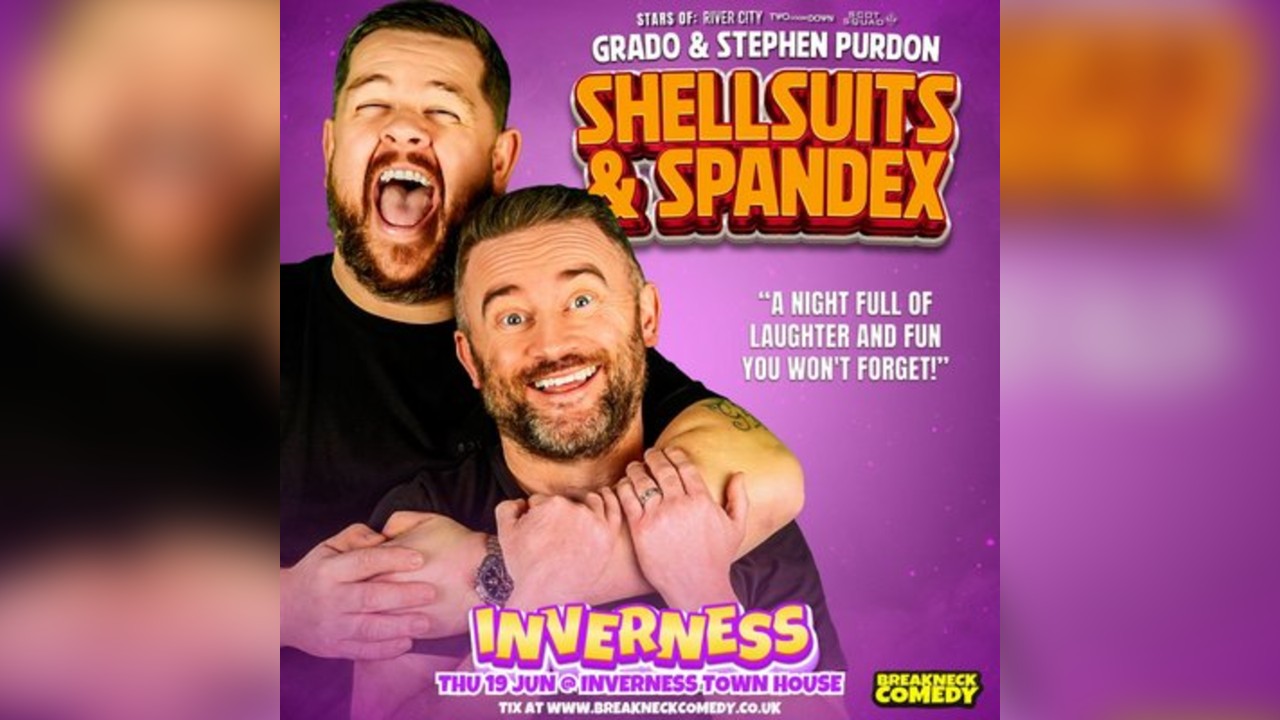 SHELLSUITS AND SPANDEX : GRADO & STEPHEN PURDON : Live