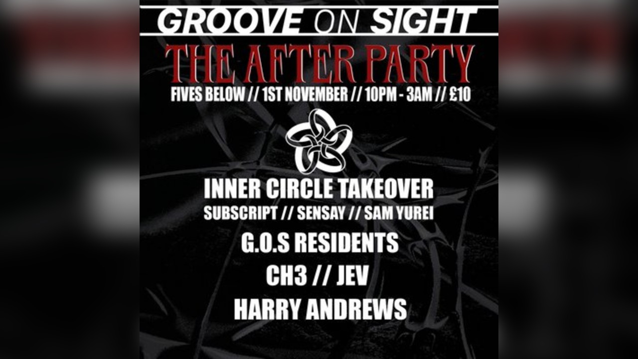 HALLOWEEN AFTERPARTY - GROOVE ON SIGHT - November 1st