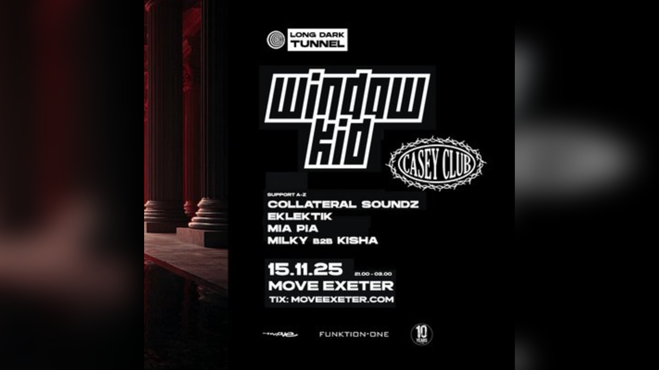 LDT Presents: Window Kid + Casey Club | Move Exeter 15.11.25