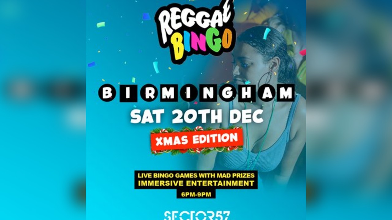 Reggae BINGO - Birmingham - Sat 20th December - XMAS SPECIAL