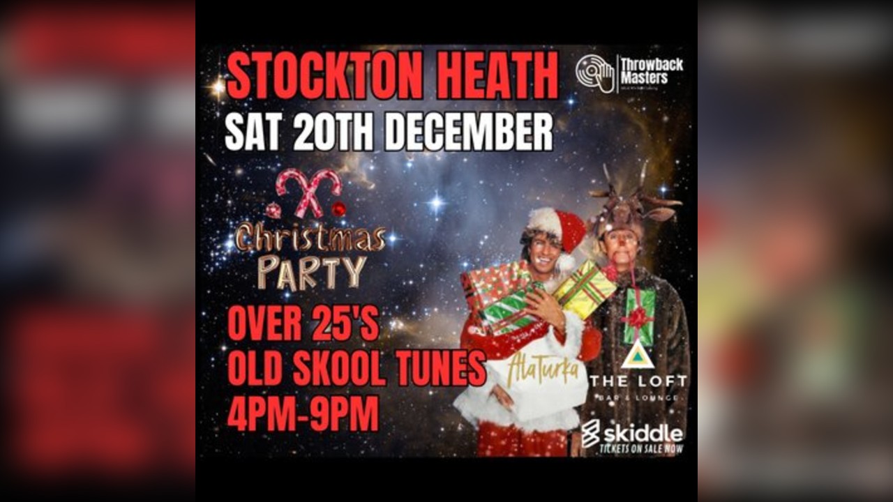 Throwback Masters Stockton Heath Over 25s Christmas Party