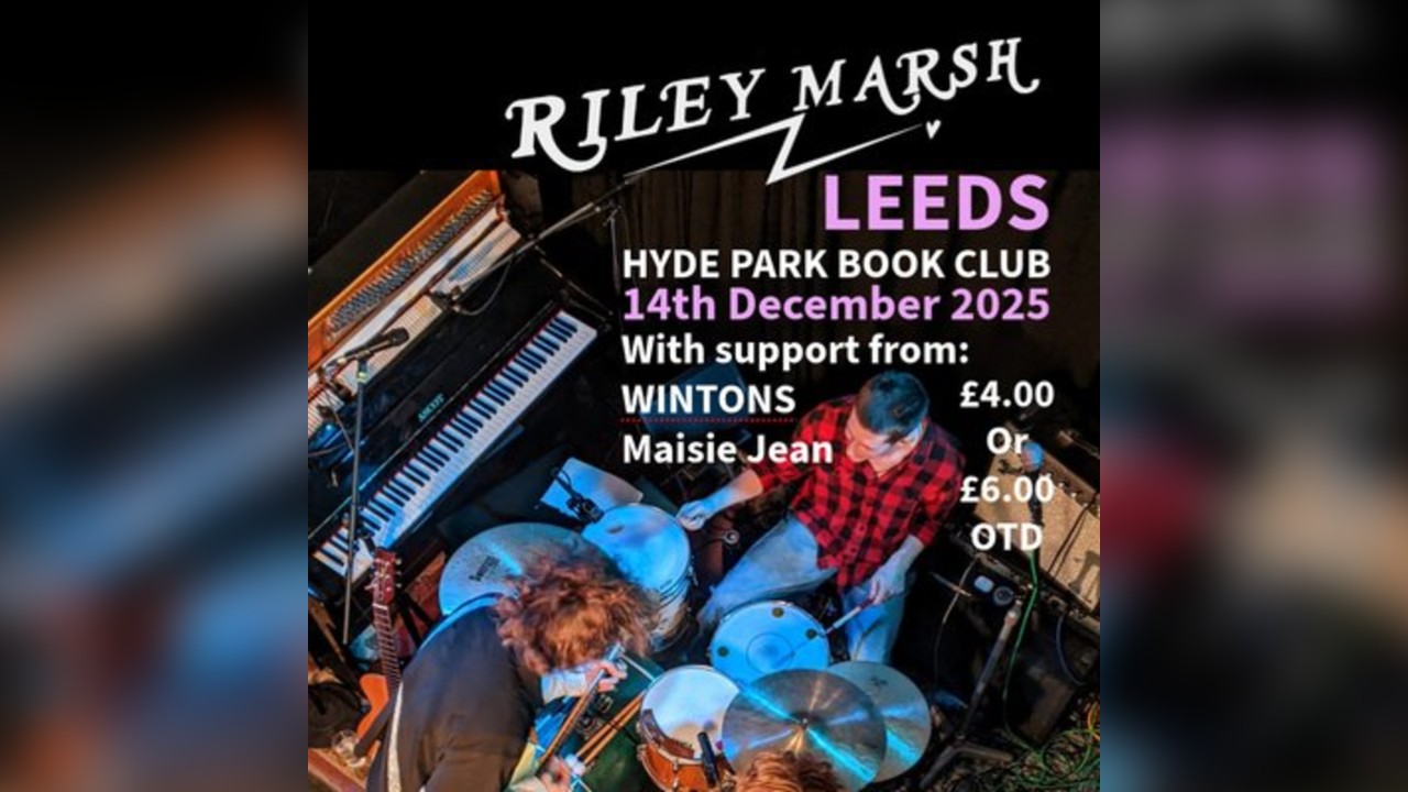 Riley Marsh + support @ Hyde Park Book Club