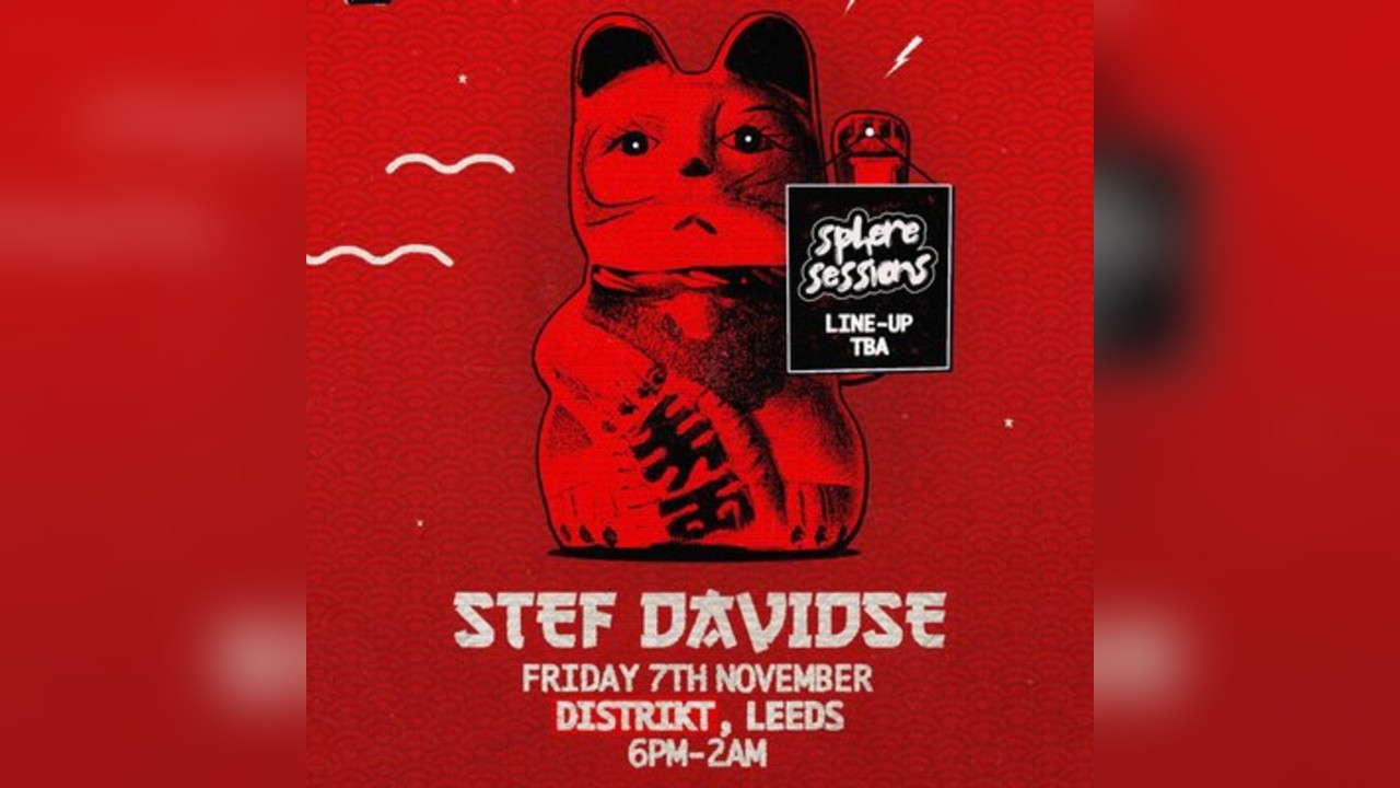 COACH TICKETS - Stef Davidse @ Distrikt Leeds