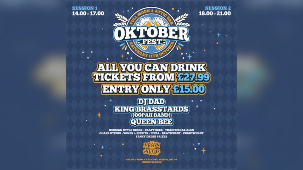 Oktoberfest - All You Can Drink Beer Festival | Bristol