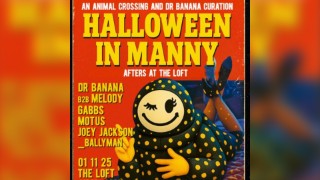 Dr Banana & Animal Crossing afters at The Loft