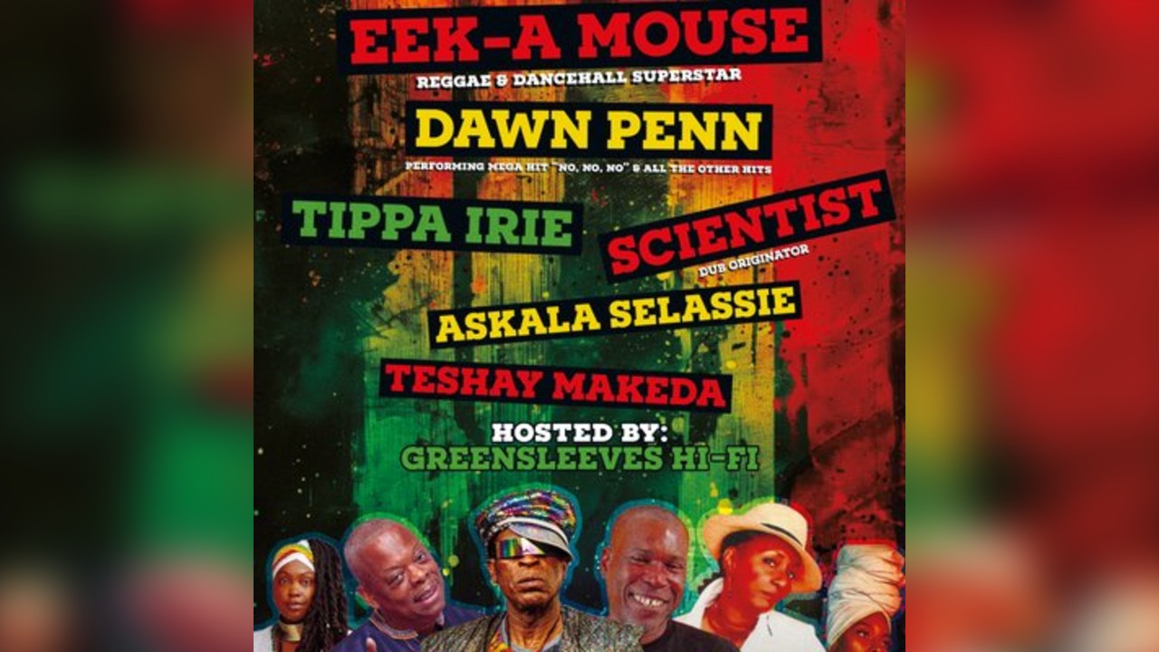 Eek A Mouse, Dawn Penn, Tippa Irie/ Sun 1st Feb / Electric Brix