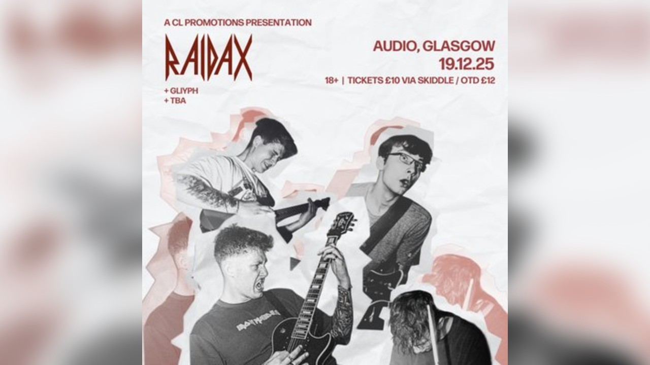 Raidax Live @ AUDIO, Glasgow | 19/12/25