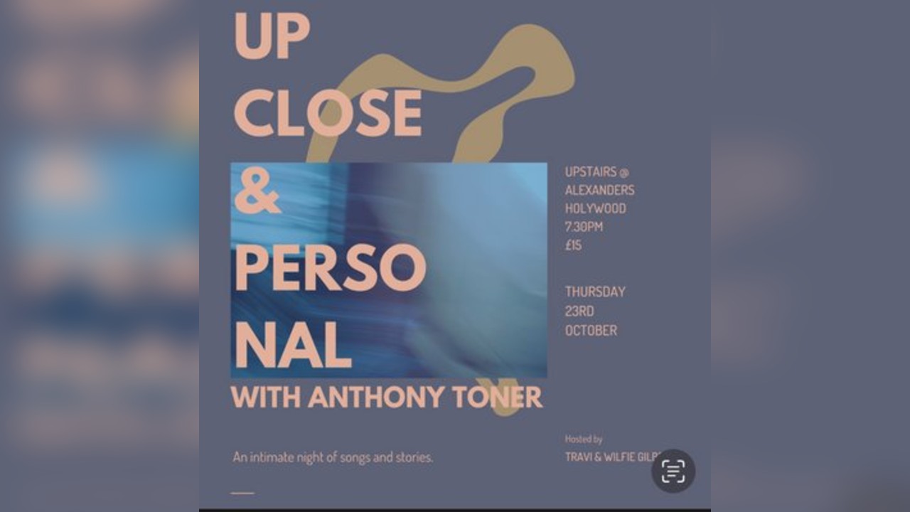 Up close and personal with Anthony Toner