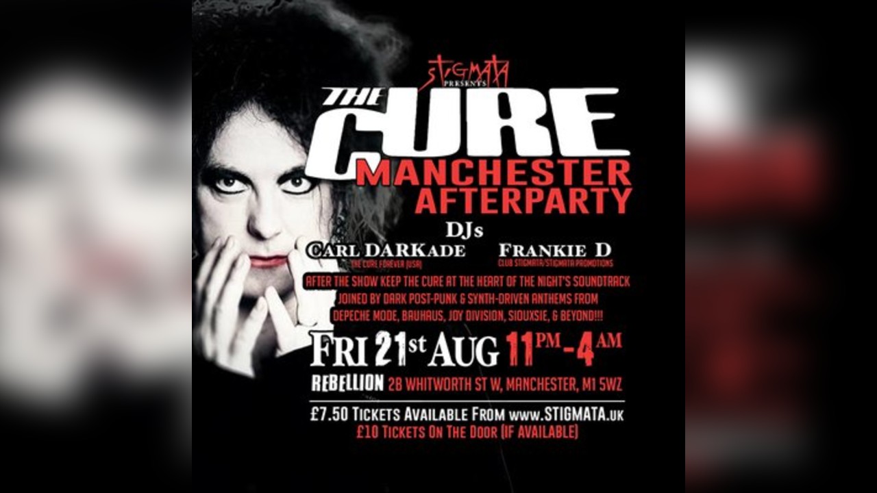The Cure Aftershow Manchester