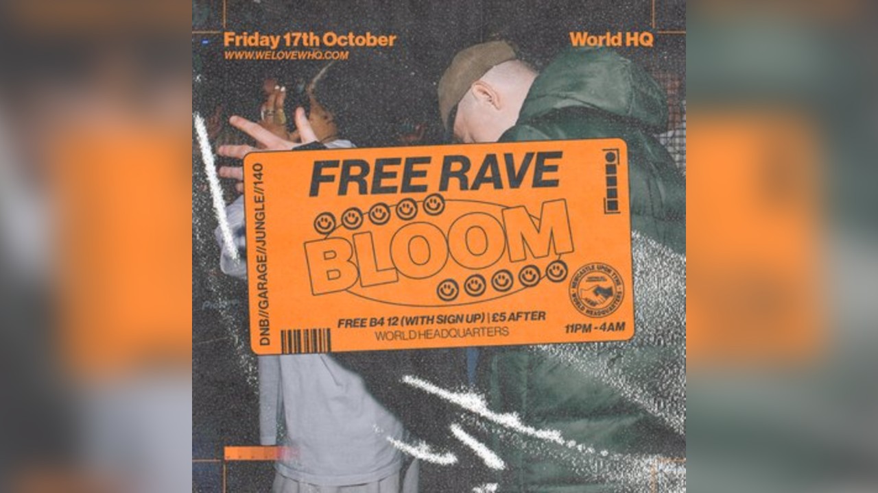 BLOOM - FREE RAVE - D'n'B, Jungle, UK Garage, 140