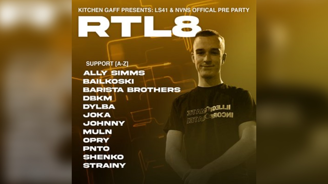 Kitchen Gaff Presents: LS41 & NVNS - OFFICIAL PRE-PARTY