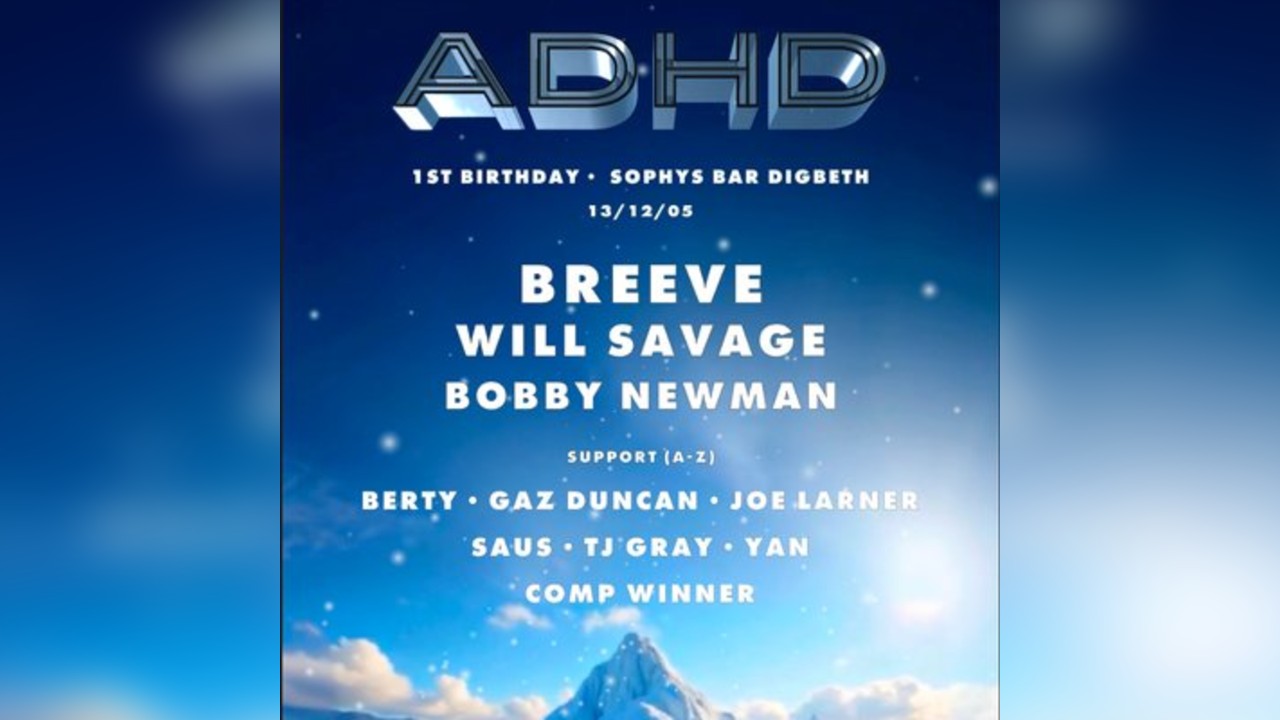 ADHD 1st Birthday