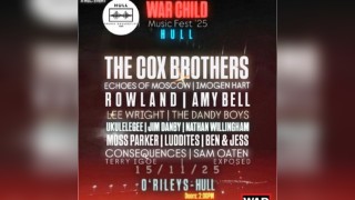 War Child Music Festival 2025 in The Backroom at O'Rileys