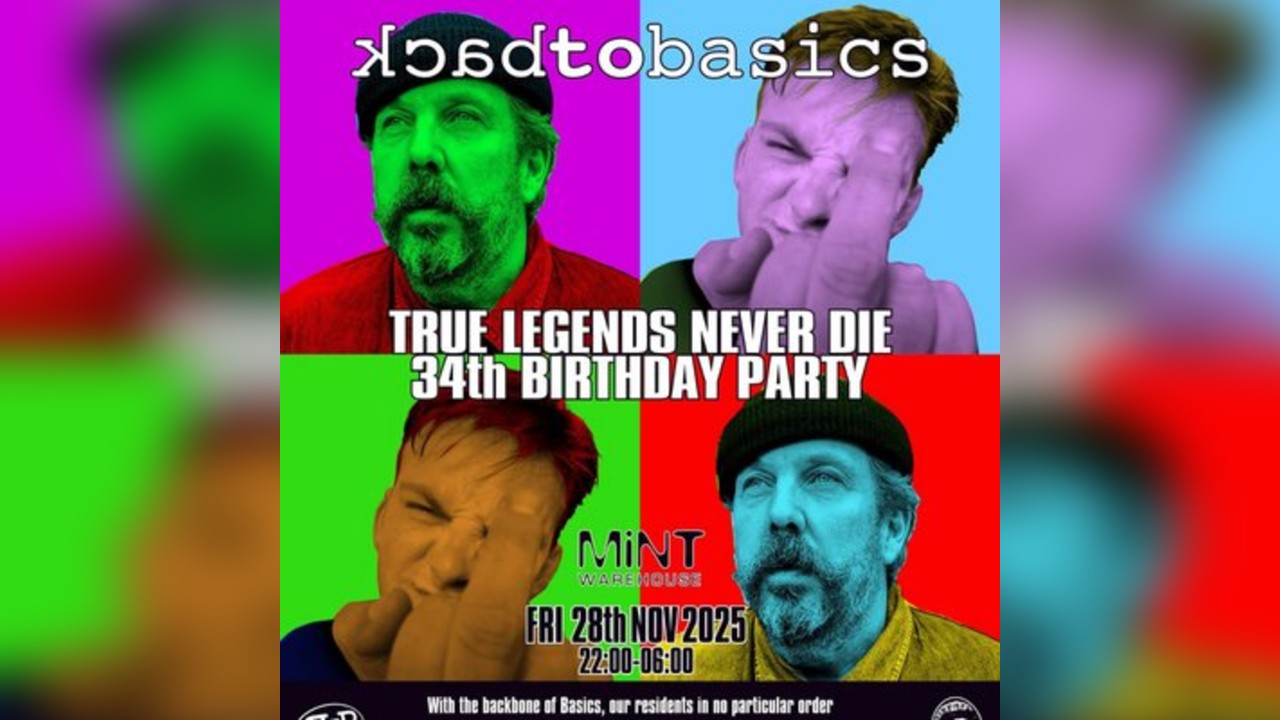 Back to Basics: 34th Birthday Party