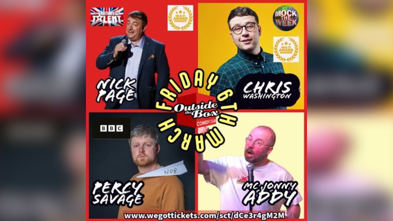 Live Comedy - Friday 6th March