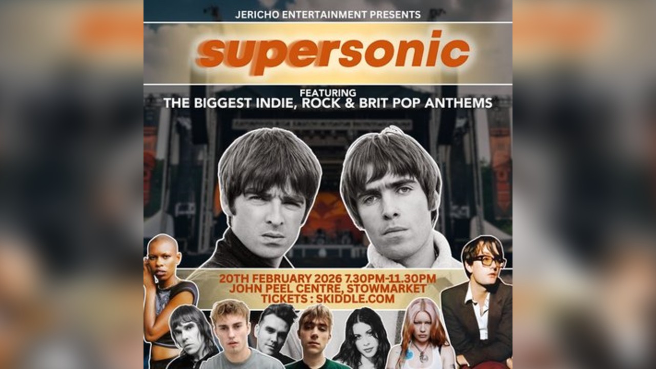 Supersonic - Indie Rock & Brit Pop Anthems - Stowmarket