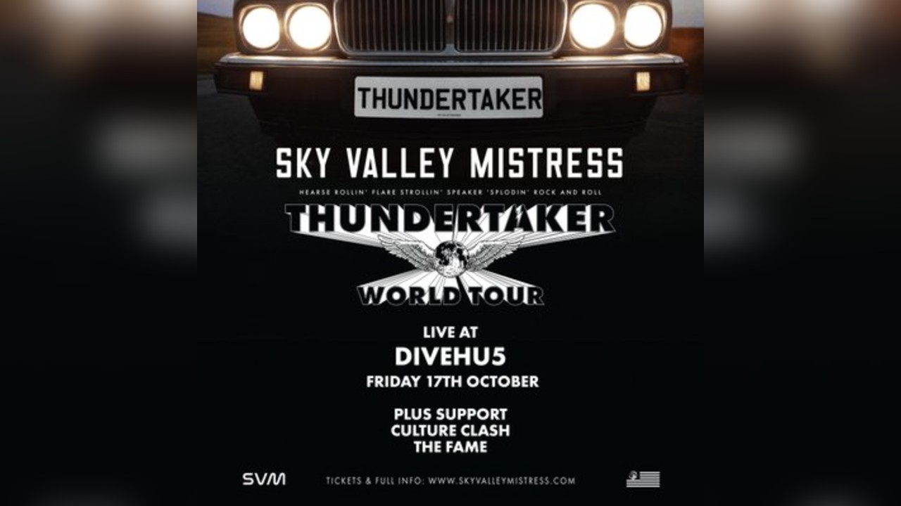 Sky Valley Mistress live at Dive w/ Culture Clash & The Fame