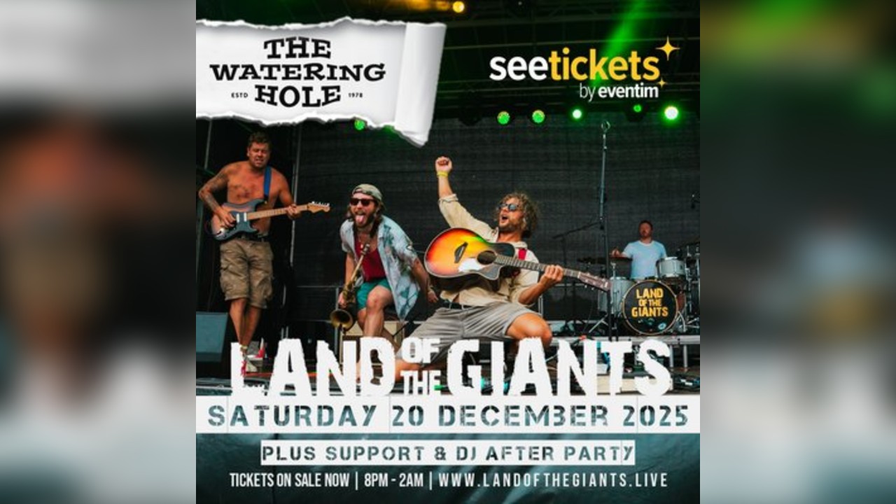 Land of the Giants @ The Watering Hole, Perranporth
