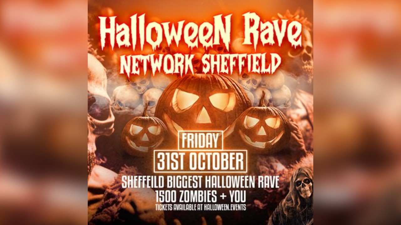Halloween Rave 2025 at Network Sheffield // Open till 5AM