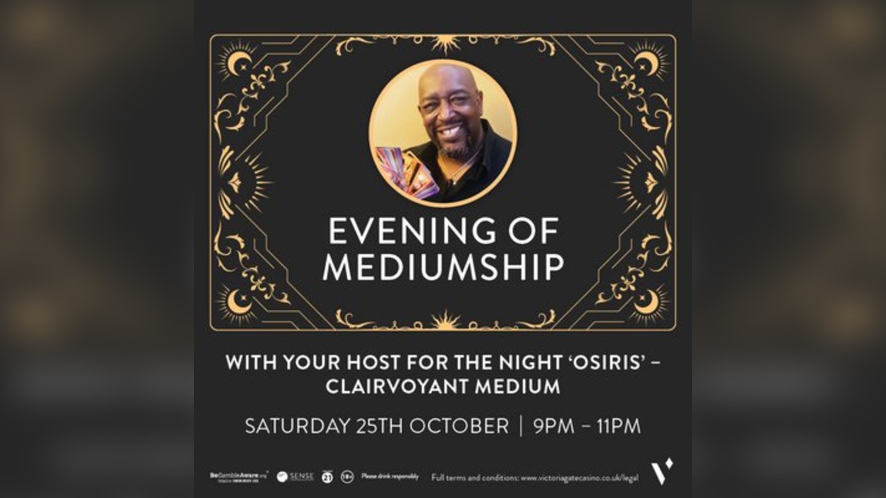 An Evening of Mediumship with the Legendary 'Osiris' *FREE show*