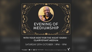 An Evening of Mediumship with the Legendary 'Osiris' *FREE show*