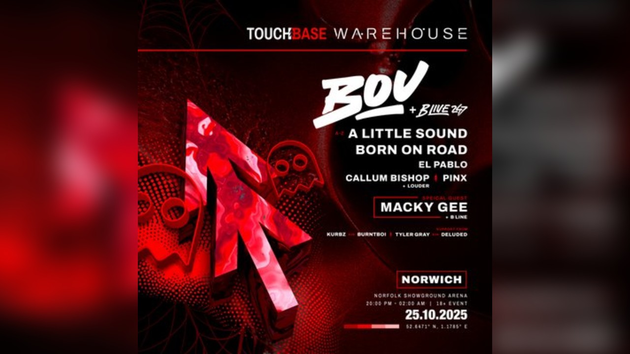 Touchbase: Halloween warehouse THIS SATURDAY