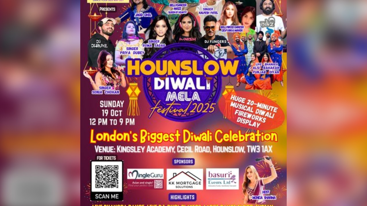 HOUNSLOw DIWALI MELA OUTDOOR & INDOOR FESTIVAL 2025
