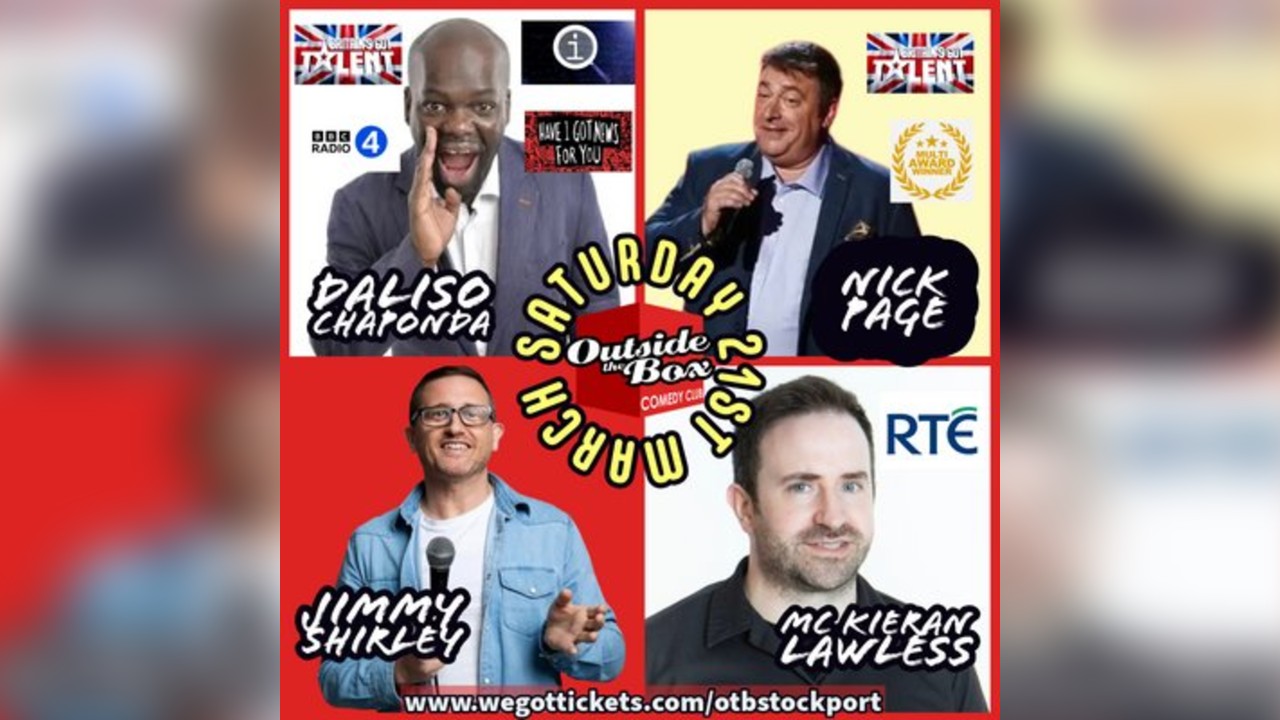 Live Comedy - Saturday 21st March
