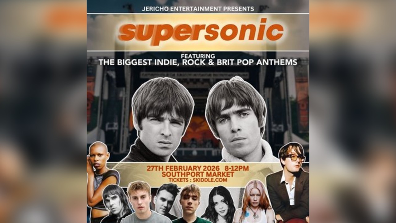 Supersonic - Indie Rock & Brit Pop Anthems - Southport