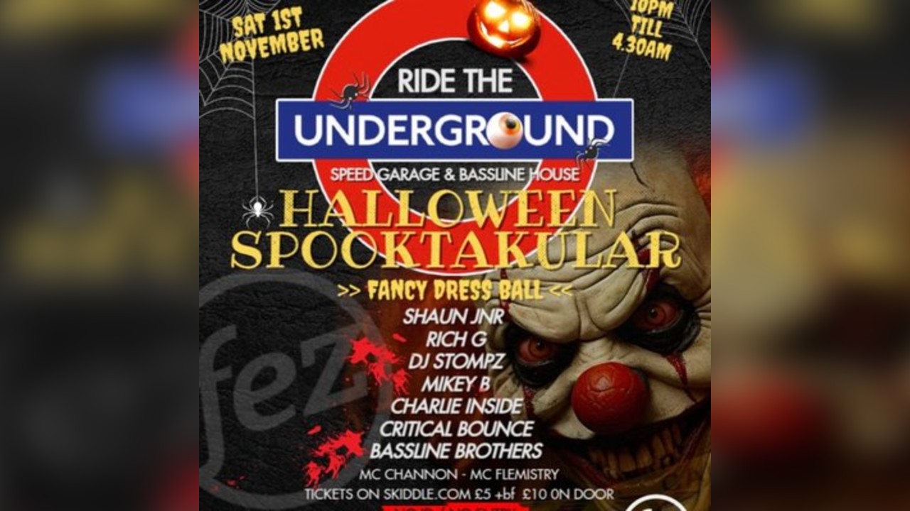 RIDE THE UNDERGROUND: Halloween Spooktakular