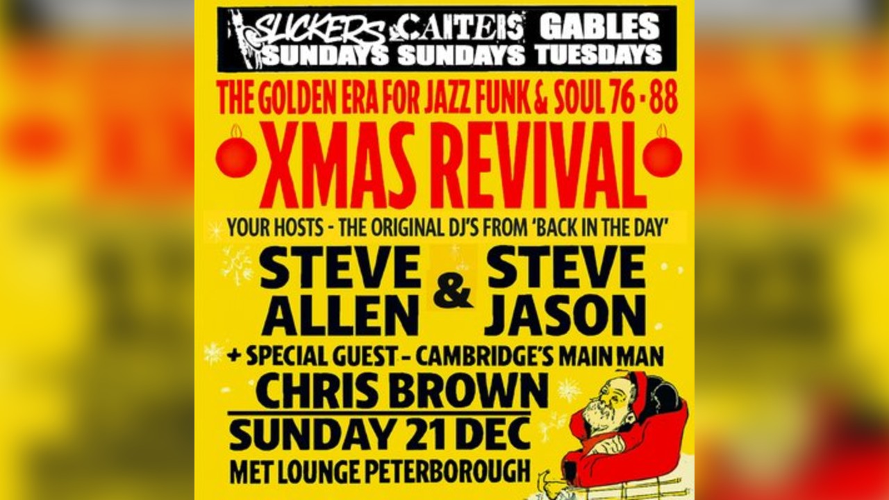 Xmas Revival #4- Peterborough's Jazz Soul & Funk party