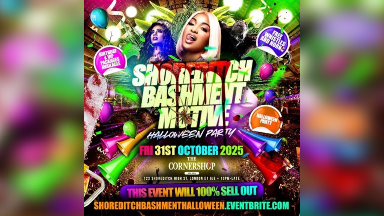 Shoreditch Bashment Motive - Halloween Party