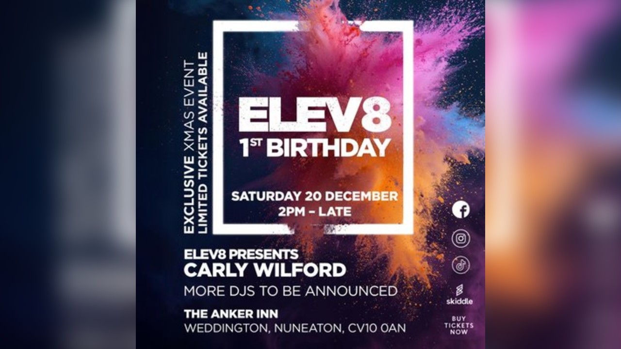 ELEV8 Presents Carly Wilford