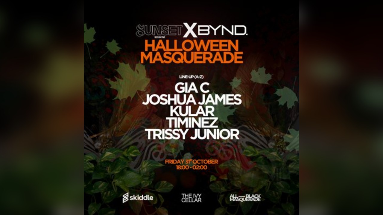 BYND x Sunset Sessions: Halloween Masquerade