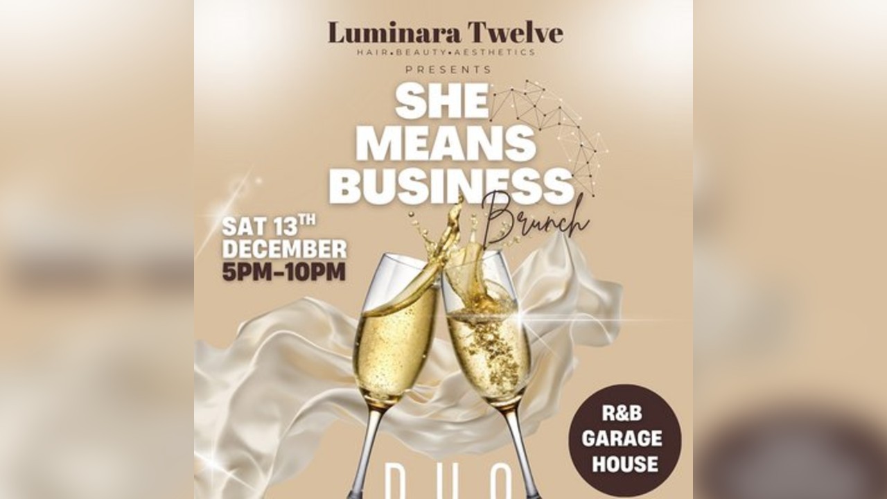 She means business brunch