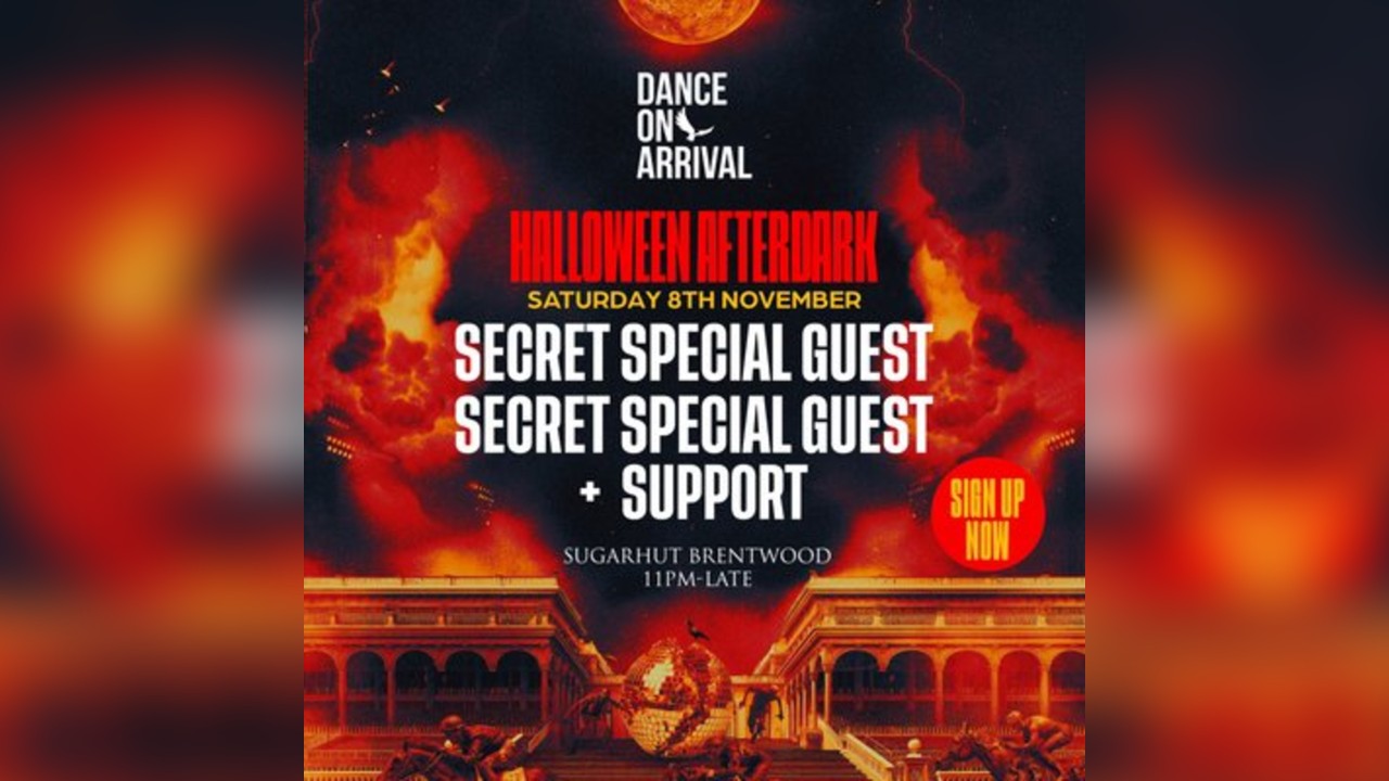 Dance On Arrival : Halloween After-Party (Sugarhut)