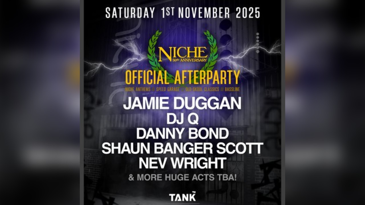 NICHE 30th Anniversary AFTER PARTY