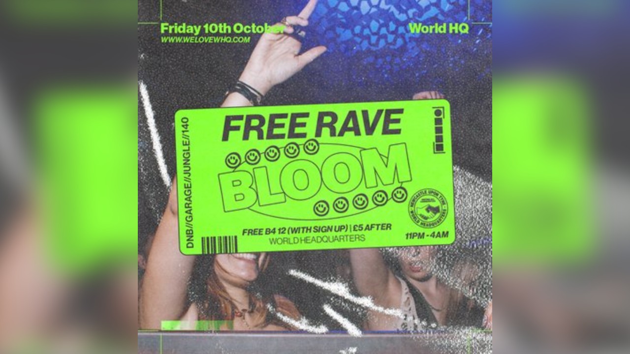 BLOOM - FREE RAVE - D'n'B, Jungle, UK Garage, 140