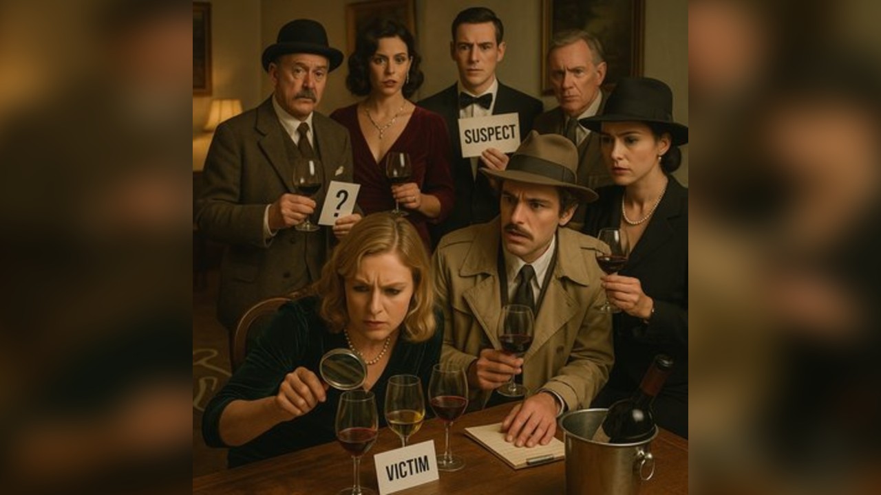 Wandering Palate Murder Mystery Wine tasting
