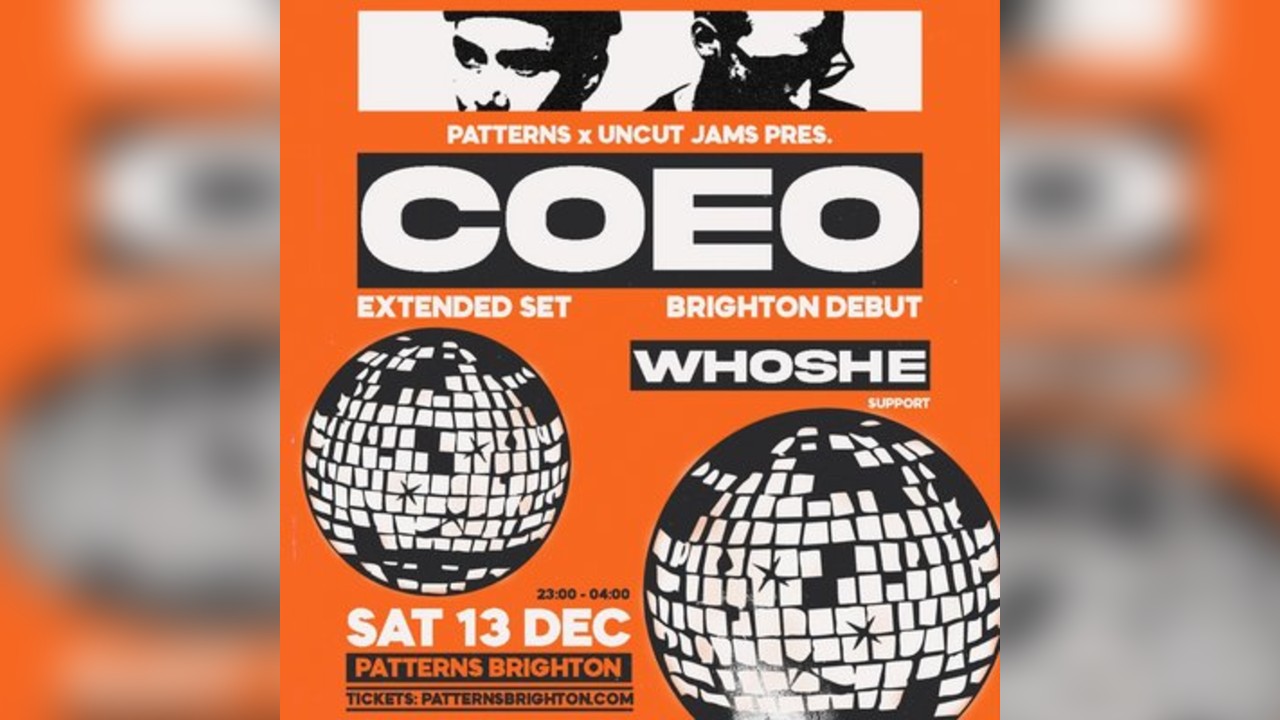COEO (3 hour Set) - Brighton Debut
