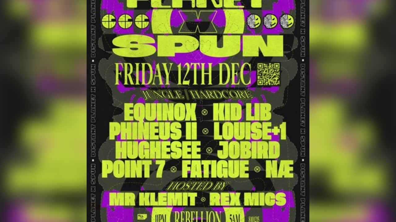 Spun X Distant Planet: Kid Lib, Equinox, Phineus II, NÆ