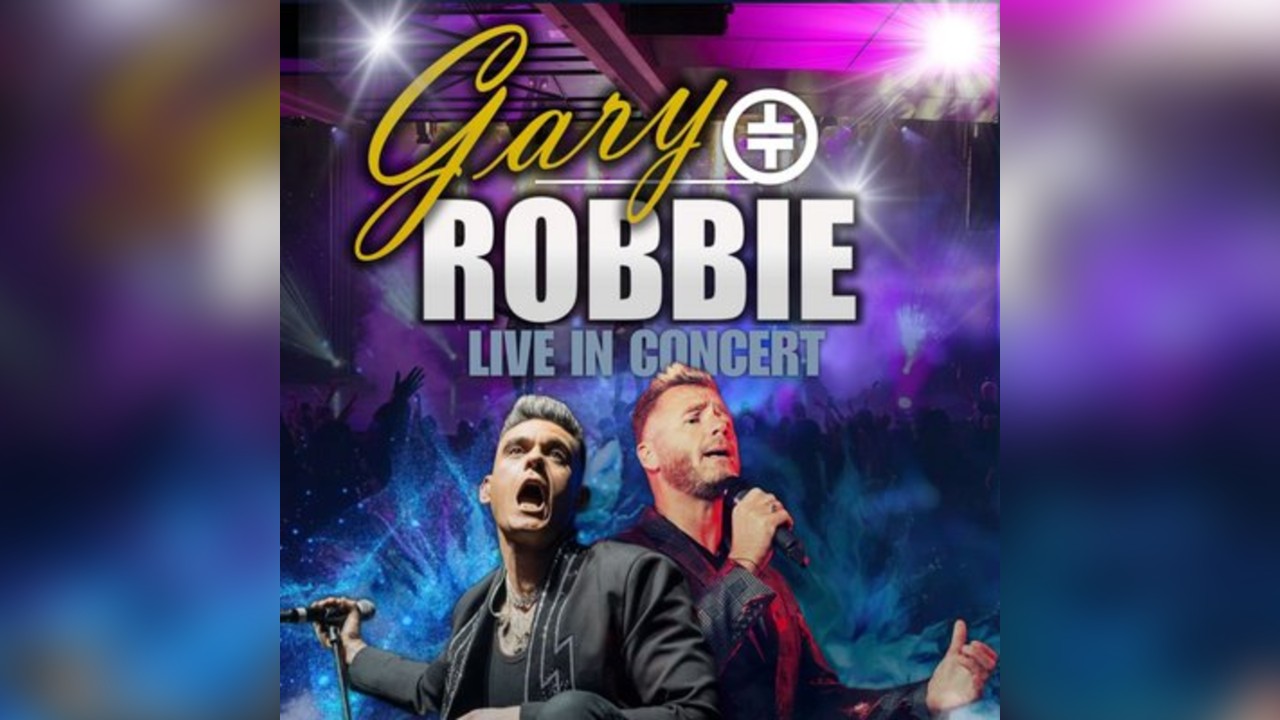 Dan Budd as Robbie Williams and Jon Fisher as Gary Barlow