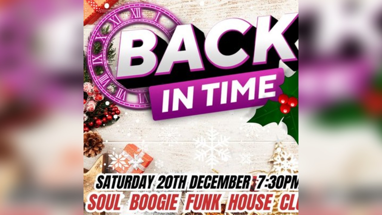 BACK IN TIME Christmas Party at Esher Rugby Club